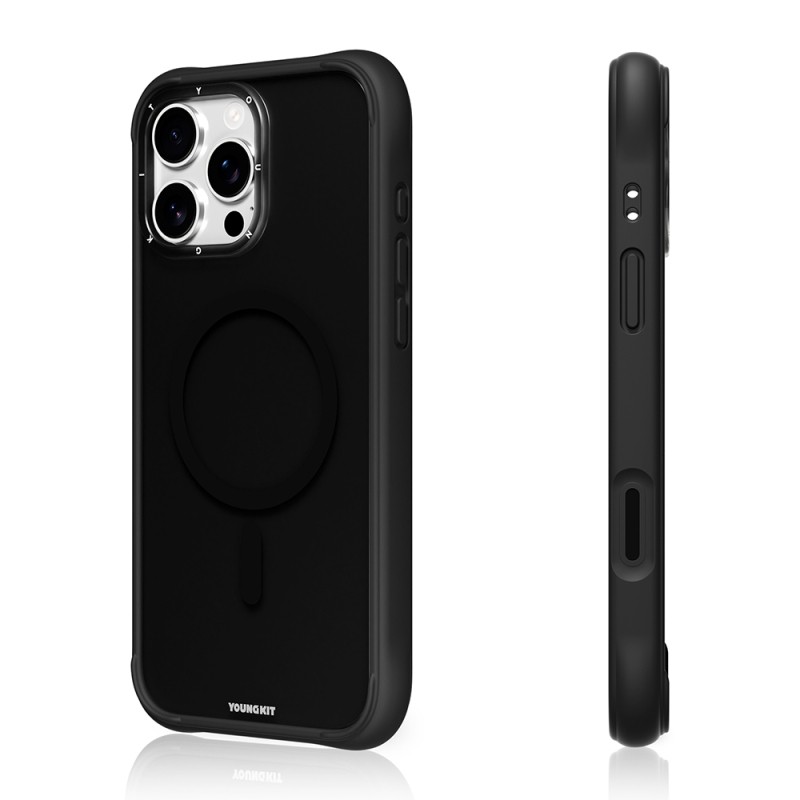 Apple iPhone 16 Pro Max Case M-safe Charging Feature Youngkit Macaroon Series Cover - 18