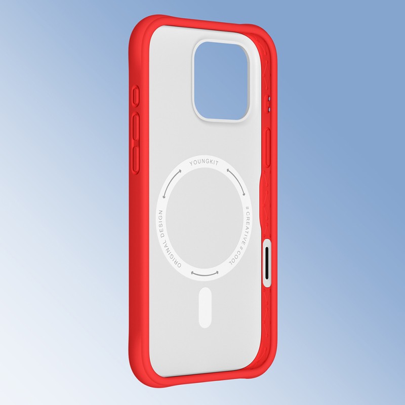 Apple iPhone 16 Pro Max Case M-safe Charging Feature Youngkit Macaroon Series Cover - 28
