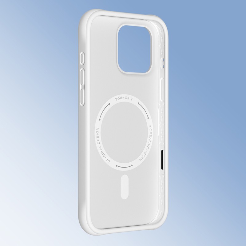 Apple iPhone 16 Pro Max Case M-safe Charging Feature Youngkit Macaroon Series Cover - 30