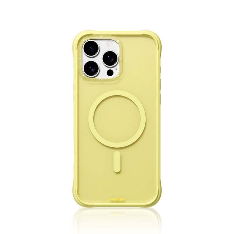Apple iPhone 16 Pro Max Case M-safe Charging Feature Youngkit Macaroon Series Cover - 2