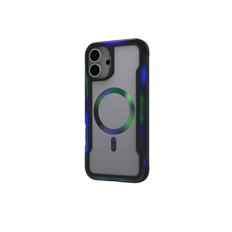 Apple iPhone 16 Pro Max Case Magsafe Charging Feature Airbag Raptic Shield 2.0 Series Transparent Back Surface Cover - 4