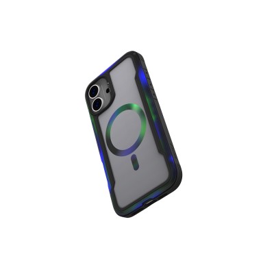 Apple iPhone 16 Pro Max Case Magsafe Charging Feature Airbag Raptic Shield 2.0 Series Transparent Back Surface Cover - 12
