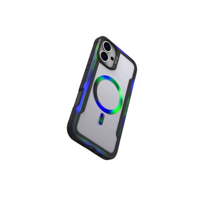 Apple iPhone 16 Pro Max Case Magsafe Charging Feature Airbag Raptic Shield 2.0 Series Transparent Back Surface Cover - 13