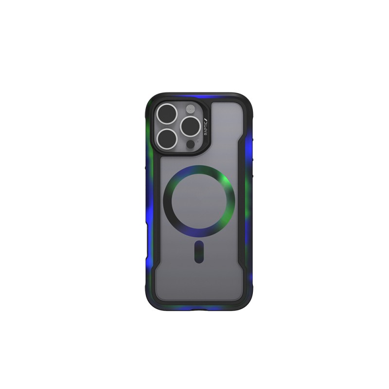 Apple iPhone 16 Pro Max Case Magsafe Charging Feature Airbag Raptic Shield 2.0 Series Transparent Back Surface Cover - 1