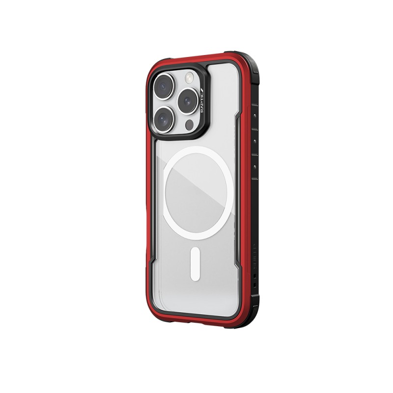 Apple iPhone 16 Pro Max Case Magsafe Charging Feature Airbag Raptic Shield Series Transparent Back Surface Cover - 7