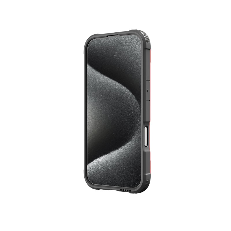 Apple iPhone 16 Pro Max Case Magsafe Charging Feature Airbag Raptic Shield Series Transparent Back Surface Cover - 11