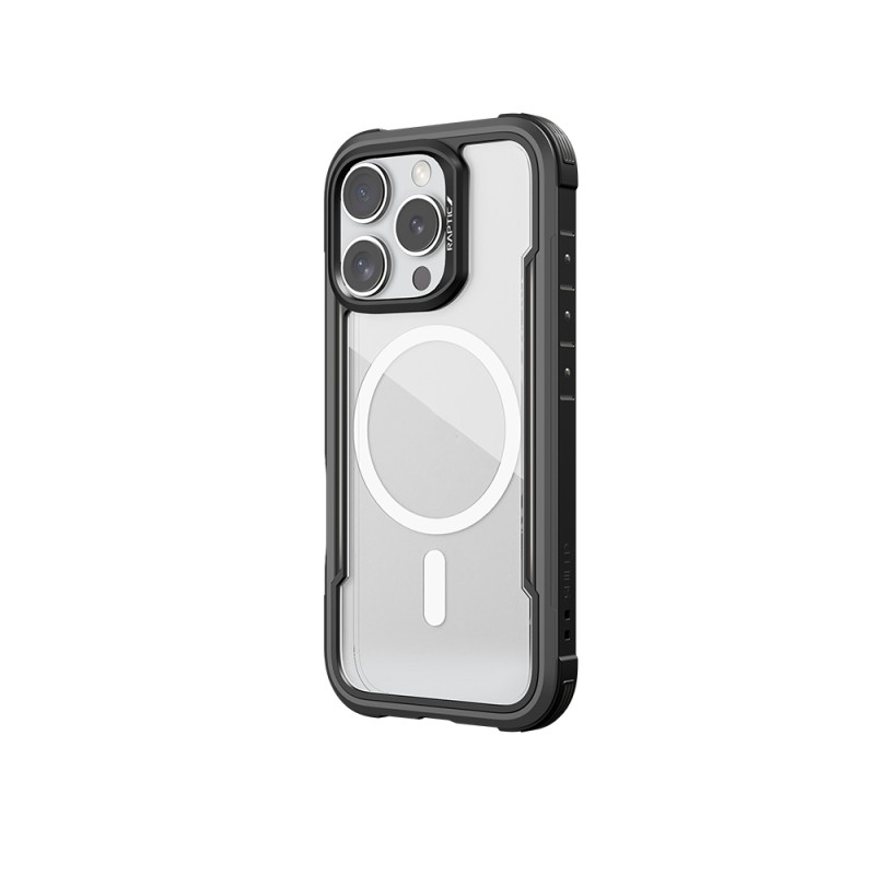 Apple iPhone 16 Pro Max Case Magsafe Charging Feature Airbag Raptic Shield Series Transparent Back Surface Cover - 13