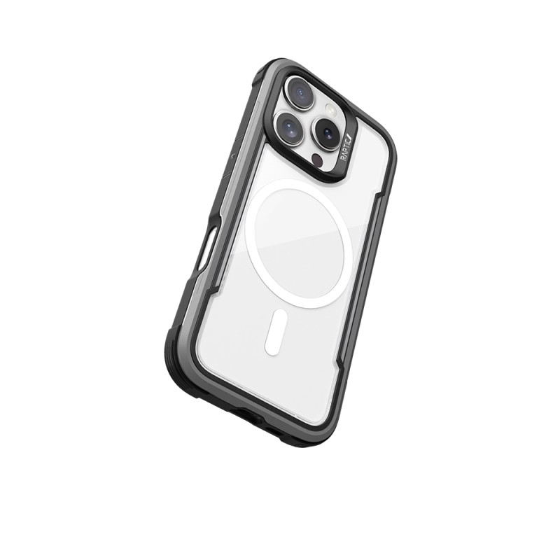 Apple iPhone 16 Pro Max Case Magsafe Charging Feature Airbag Raptic Shield Series Transparent Back Surface Cover - 15
