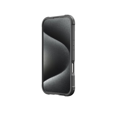 Apple iPhone 16 Pro Max Case Magsafe Charging Feature Airbag Raptic Shield Series Transparent Back Surface Cover - 16
