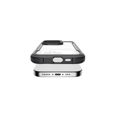 Apple iPhone 16 Pro Max Case Magsafe Charging Feature Airbag Raptic Shield Series Transparent Back Surface Cover - 17