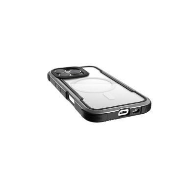 Apple iPhone 16 Pro Max Case Magsafe Charging Feature Airbag Raptic Shield Series Transparent Back Surface Cover - 18