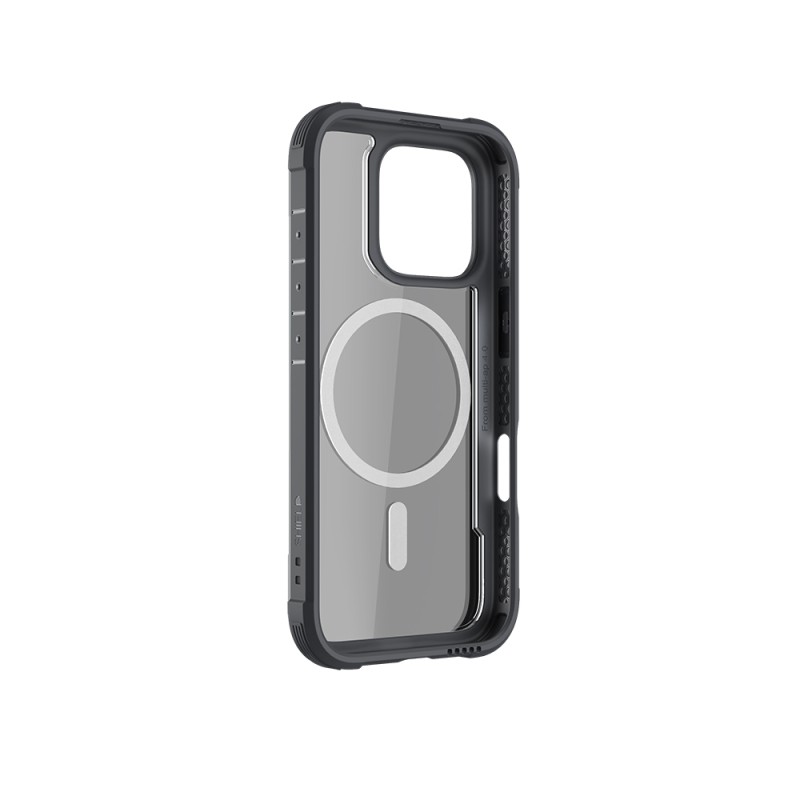 Apple iPhone 16 Pro Max Case Magsafe Charging Feature Airbag Raptic Shield Series Transparent Back Surface Cover - 19
