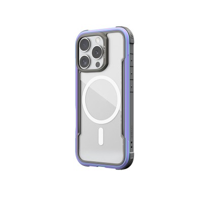 Apple iPhone 16 Pro Max Case Magsafe Charging Feature Airbag Raptic Shield Series Transparent Back Surface Cover - 20
