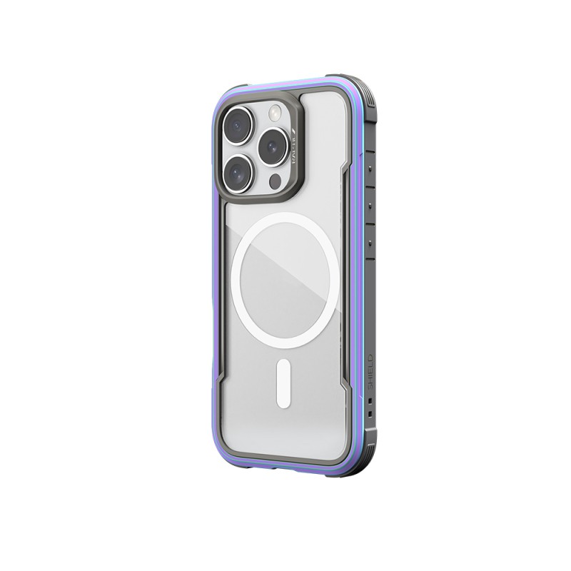 Apple iPhone 16 Pro Max Case Magsafe Charging Feature Airbag Raptic Shield Series Transparent Back Surface Cover - 20