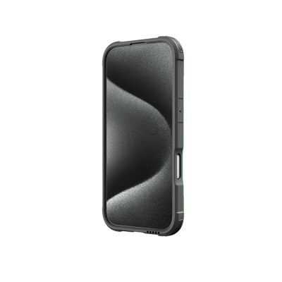 Apple iPhone 16 Pro Max Case Magsafe Charging Feature Airbag Raptic Shield Series Transparent Back Surface Cover - 23