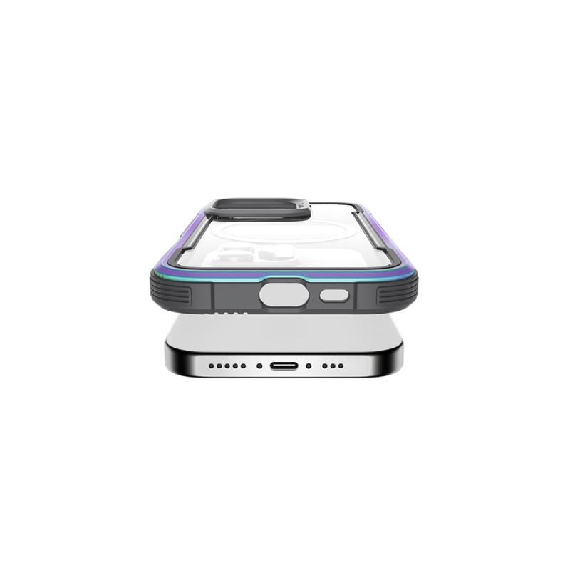 Apple iPhone 16 Pro Max Case Magsafe Charging Feature Airbag Raptic Shield Series Transparent Back Surface Cover - 24