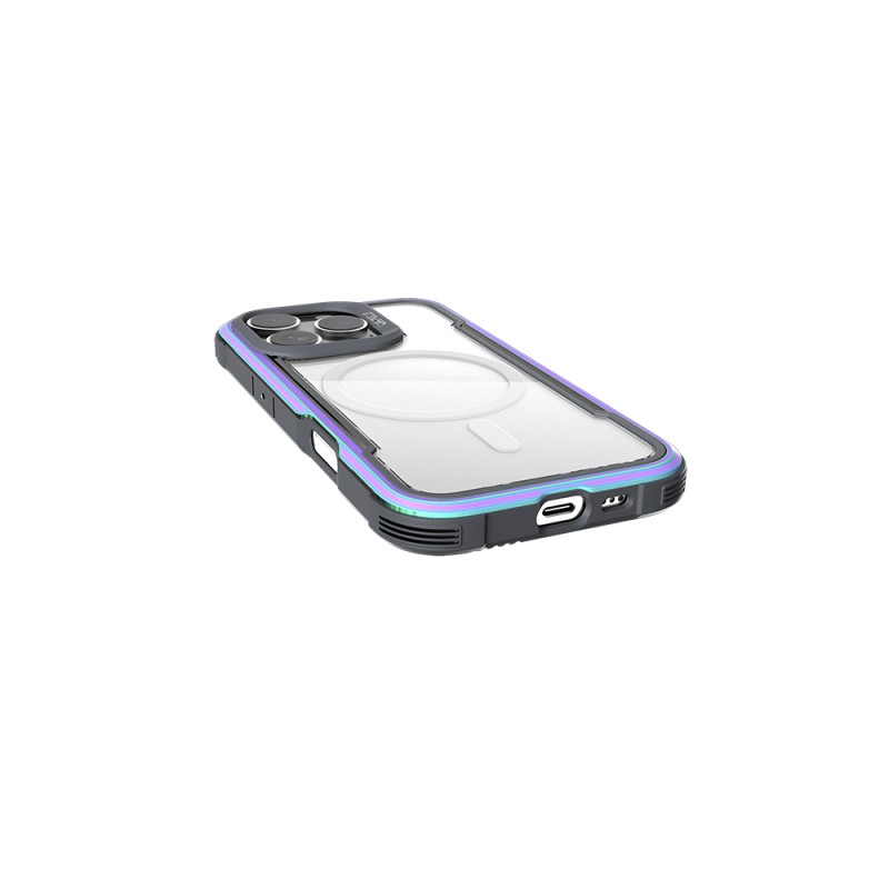 Apple iPhone 16 Pro Max Case Magsafe Charging Feature Airbag Raptic Shield Series Transparent Back Surface Cover - 25
