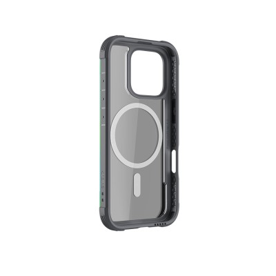 Apple iPhone 16 Pro Max Case Magsafe Charging Feature Airbag Raptic Shield Series Transparent Back Surface Cover - 26