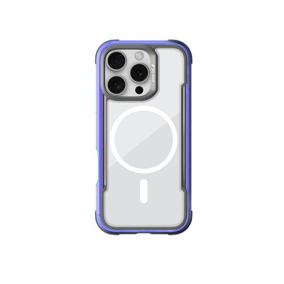 Apple iPhone 16 Pro Max Case Magsafe Charging Feature Airbag Raptic Shield Series Transparent Back Surface Cover - 4