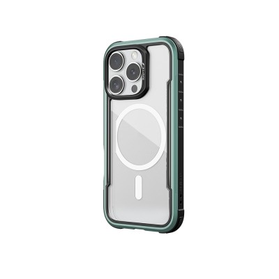 Apple iPhone 16 Pro Max Case Magsafe Charging Feature Airbag Raptic Shield Series Transparent Back Surface Cover - 27