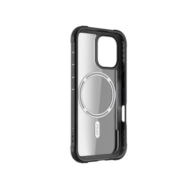 Apple iPhone 16 Pro Max Case Magsafe Charging Feature Airbag Raptic Shield Series Transparent Back Surface Cover - 30