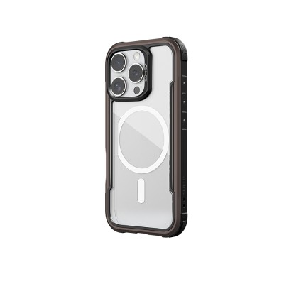 Apple iPhone 16 Pro Max Case Magsafe Charging Feature Airbag Raptic Shield Series Transparent Back Surface Cover - 33