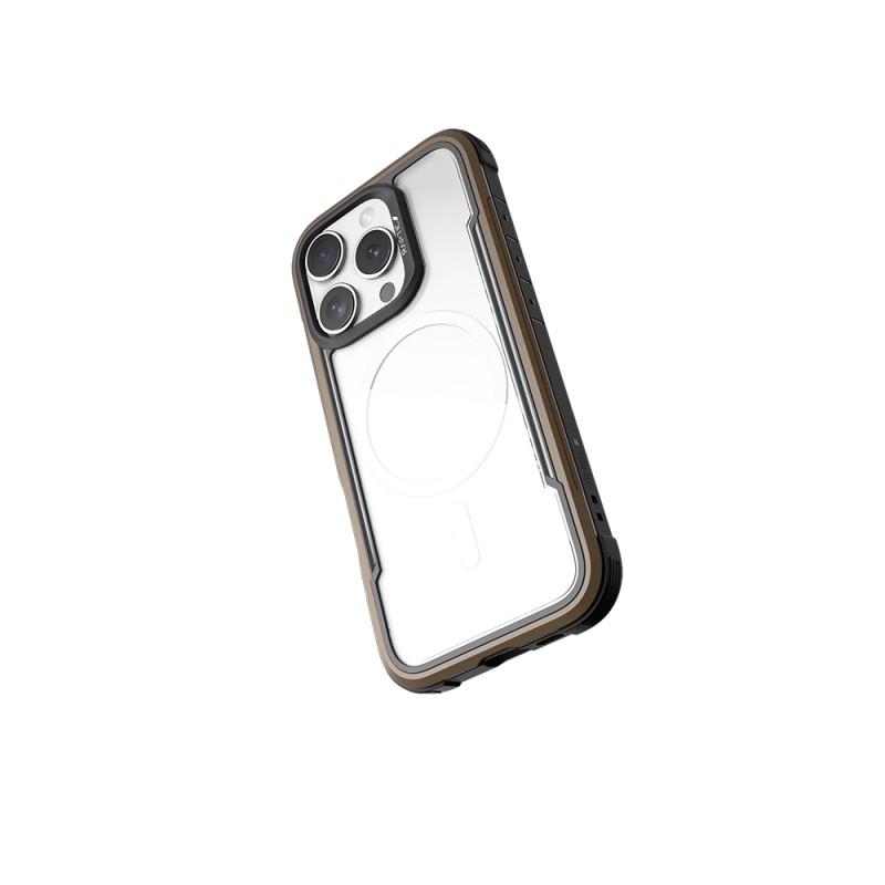 Apple iPhone 16 Pro Max Case Magsafe Charging Feature Airbag Raptic Shield Series Transparent Back Surface Cover - 34