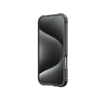 Apple iPhone 16 Pro Max Case Magsafe Charging Feature Airbag Raptic Shield Series Transparent Back Surface Cover - 37