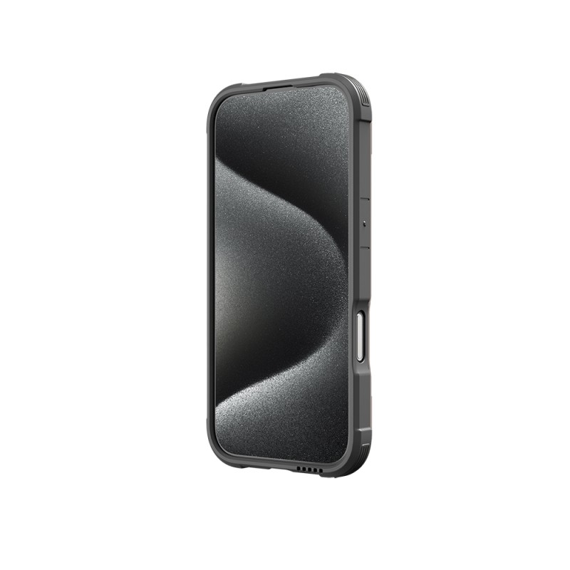 Apple iPhone 16 Pro Max Case Magsafe Charging Feature Airbag Raptic Shield Series Transparent Back Surface Cover - 37