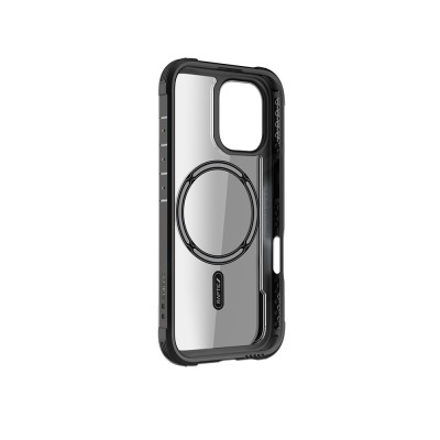 Apple iPhone 16 Pro Max Case Magsafe Charging Feature Airbag Raptic Shield Series Transparent Back Surface Cover - 38
