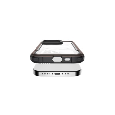 Apple iPhone 16 Pro Max Case Magsafe Charging Feature Airbag Raptic Shield Series Transparent Back Surface Cover - 39