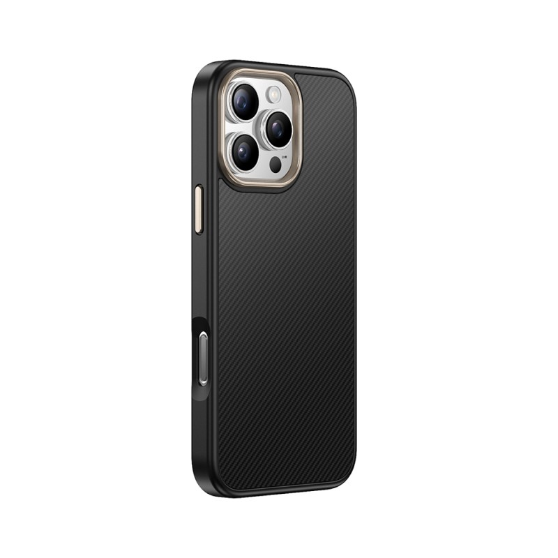 Apple iPhone 16 Pro Max Case Magsafe Charging Feature Carbon Fiber Look Zore Antina Cover - 10