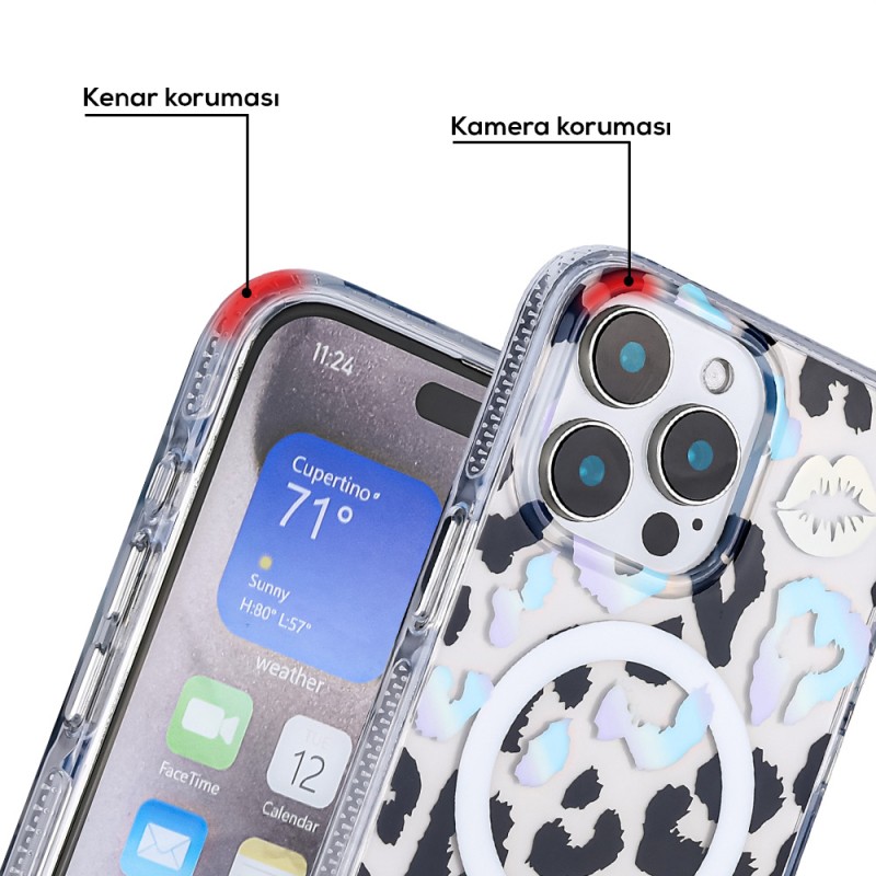 Apple iPhone 16 Pro Max Case  Magsafe Charging Feature Zore Jago Cover - 14