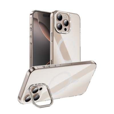 Apple iPhone 16 Pro Max Case Magsafe Charging Featured Camera Stand Zore Estop Cover - Zore