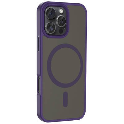 Apple iPhone 16 Pro Max Case Magsafe Charging Featured Matte Back Surface Zore Sio Cover - 24