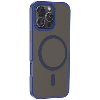 Apple iPhone 16 Pro Max Case Magsafe Charging Featured Matte Back Surface Zore Sio Cover - 23