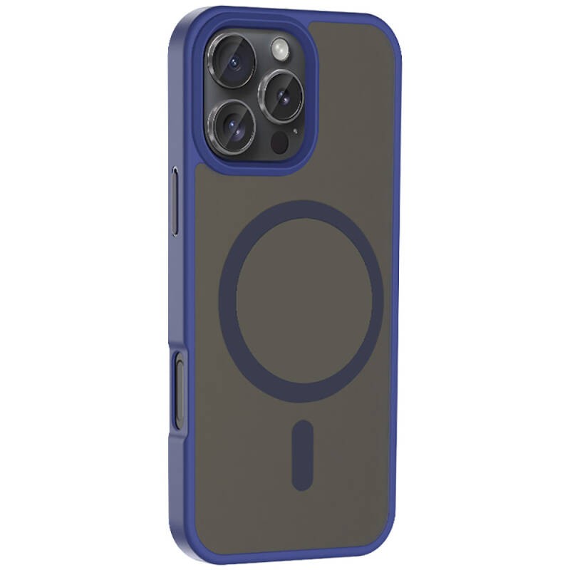 Apple iPhone 16 Pro Max Case Magsafe Charging Featured Matte Back Surface Zore Sio Cover - 23
