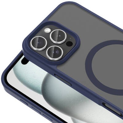 Apple iPhone 16 Pro Max Case Magsafe Charging Featured Matte Back Surface Zore Sio Cover - 14