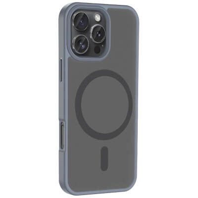 Apple iPhone 16 Pro Max Case Magsafe Charging Featured Matte Back Surface Zore Sio Cover - 22