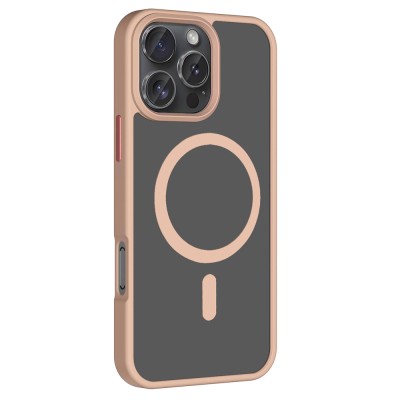Apple iPhone 16 Pro Max Case Magsafe Charging Featured Matte Back Surface Zore Sio Cover - 27
