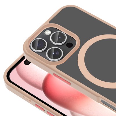 Apple iPhone 16 Pro Max Case Magsafe Charging Featured Matte Back Surface Zore Sio Cover - 18