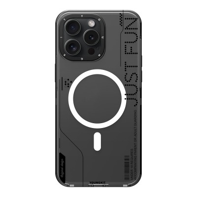 Apple iPhone 16 Pro Max Case Magsafe Charging Featured Removable Back Surface Youngkit Mecha Cover - 10