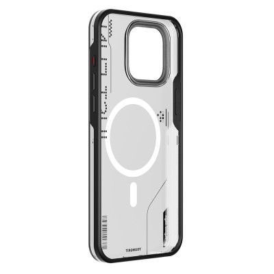 Apple iPhone 16 Pro Max Case Magsafe Charging Featured Removable Back Surface Youngkit Mecha Cover - 5
