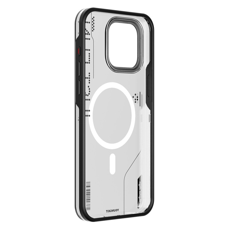 Apple iPhone 16 Pro Max Case Magsafe Charging Featured Removable Back Surface Youngkit Mecha Cover - 5