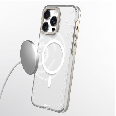Apple iPhone 16 Pro Max Case Magsafe Charging Featured Removable Back Surface Youngkit Mecha Cover - 20