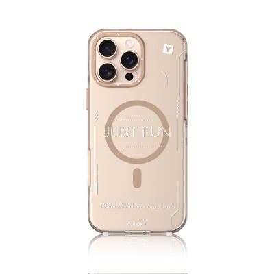 Apple iPhone 16 Pro Max Case Magsafe Charging Featured Removable Back Surface Youngkit Mecha Cover - 21