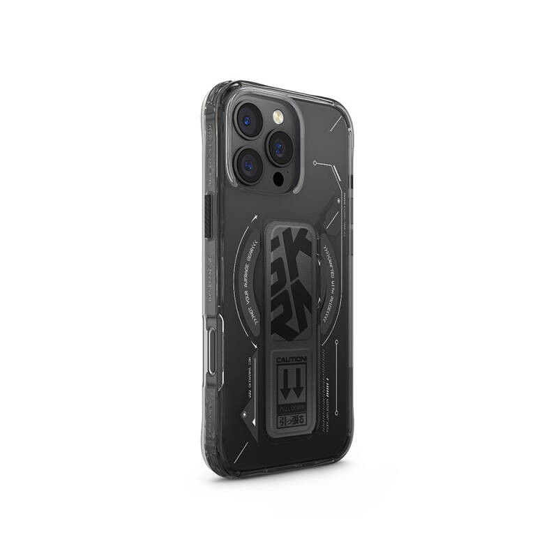 Apple iPhone 16 Pro Max Case Magsafe Charging Featured Skinarma Helio Cover Technology Patterned Stand - 10