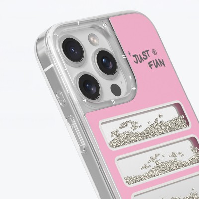 Apple iPhone 16 Pro Max Case Mirrored and Beaded Design Youngkit Jump Series Cover - 9