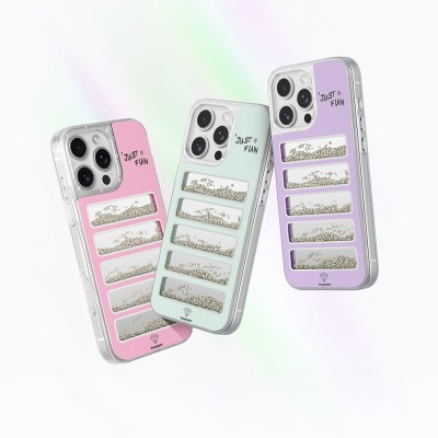 Apple iPhone 16 Pro Max Case Mirrored and Beaded Design Youngkit Jump Series Cover - 11