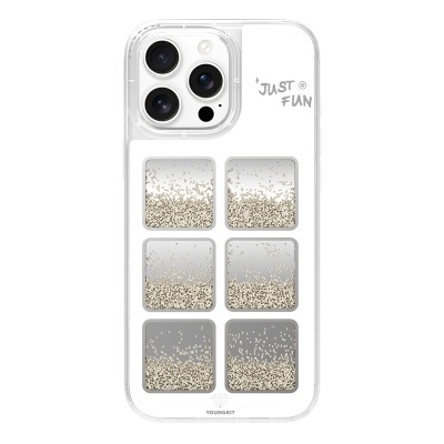 Apple iPhone 16 Pro Max Case Mirrored and Beaded Design Youngkit Spirit Series Cover - 2